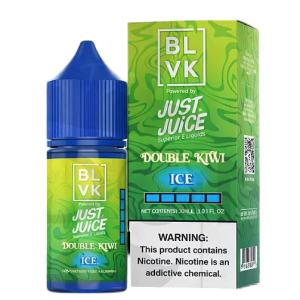 LÍQUIDO DOUBLE KIWI ICE - NICSALT - BLVK/JUST JUICE