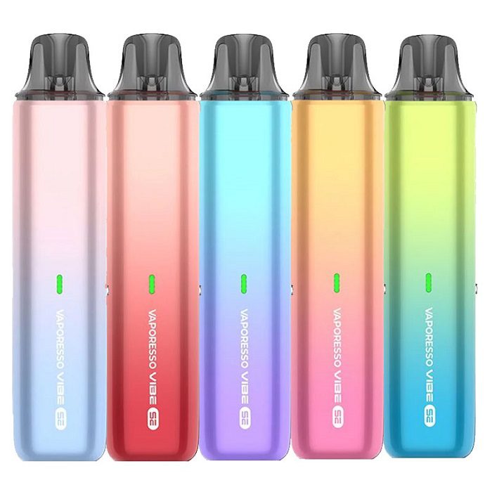 POD-SYSTEM-VIBE-SE-VAPORESSO.jpg Conheça o POD SYSTEM VIBE SE da Vaporesso: 24W, bateria de 1100mAh, formato moderno e uso prático para vaporização confortável.