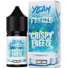 LÍQUIDO NICSALT CRISPY FREEZE – YEAH oferece frescor intenso e sabor marcante para seu pod. Veja detalhes e compre online com praticidade.