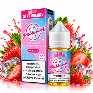 LÍQUIDO SOUR STRAWBERRY - NICSALT - PULSELIQ