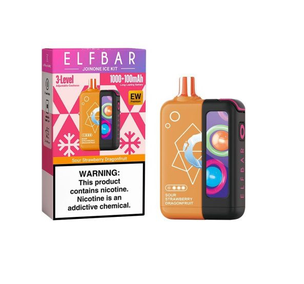 ELFBAR JOINONE 25K Compre ELF BAR JOINONE ICE 25K: kit pod descartável com 25.000 puffs e 5% nicotina. Sabor gelado, entrega rápida e garantia de procedência.