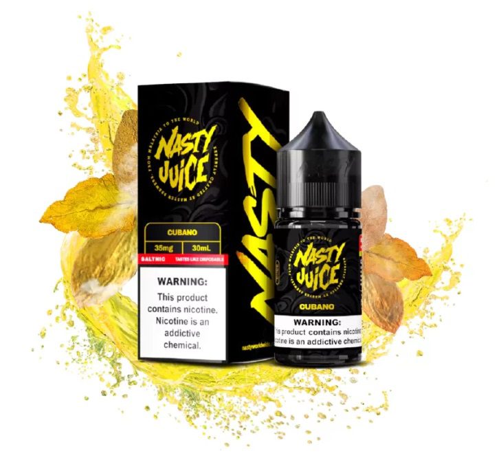 a07d1bb4947193dd7619b90c28338c6f.jpg LÍQUIDO CUBANO NICSALT NASTY com sabor marcante, vapor suave. Garanta online uma experiência prática para seu pod, disponível agora.