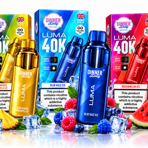 Compre DINNER LADY LUMA 40K: 5% de nicotina, formato descartável, autonomia prolongada, praticidade diária e compra segura na Yes Vape Brasil.
