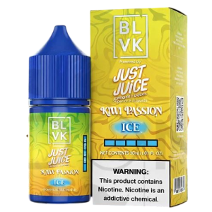 LÍQUIDO KIWI PASSION ICE: combinação tropical de kiwi, maracujá e frescor intenso. Garanta seu nicsalt premium para uma experiência marcante.